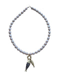 Fresh Water Pearl Double Fish Necklace