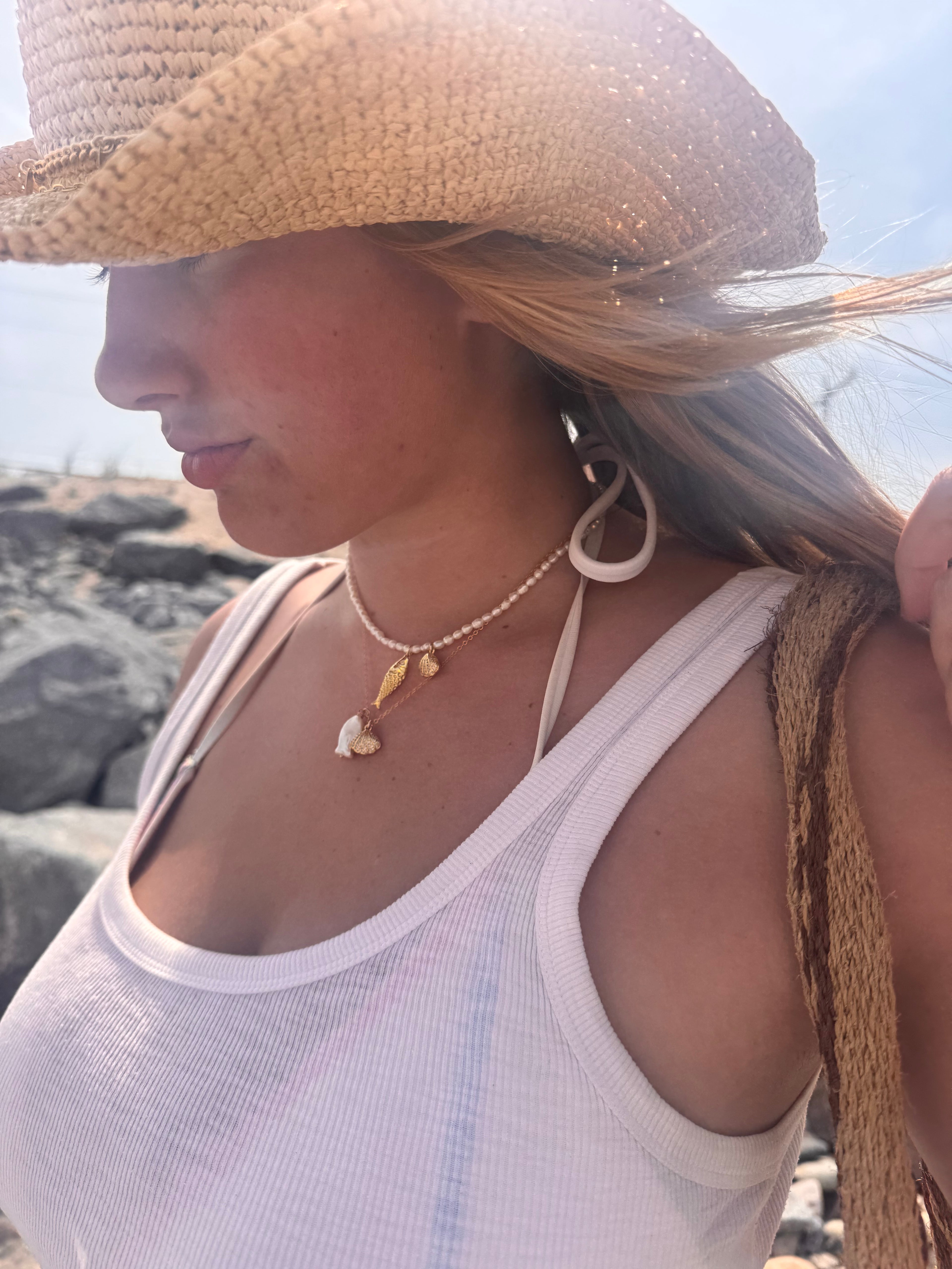 The Shell and Fish Necklace