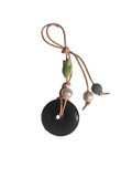 Black Onyx Disc Bag charm