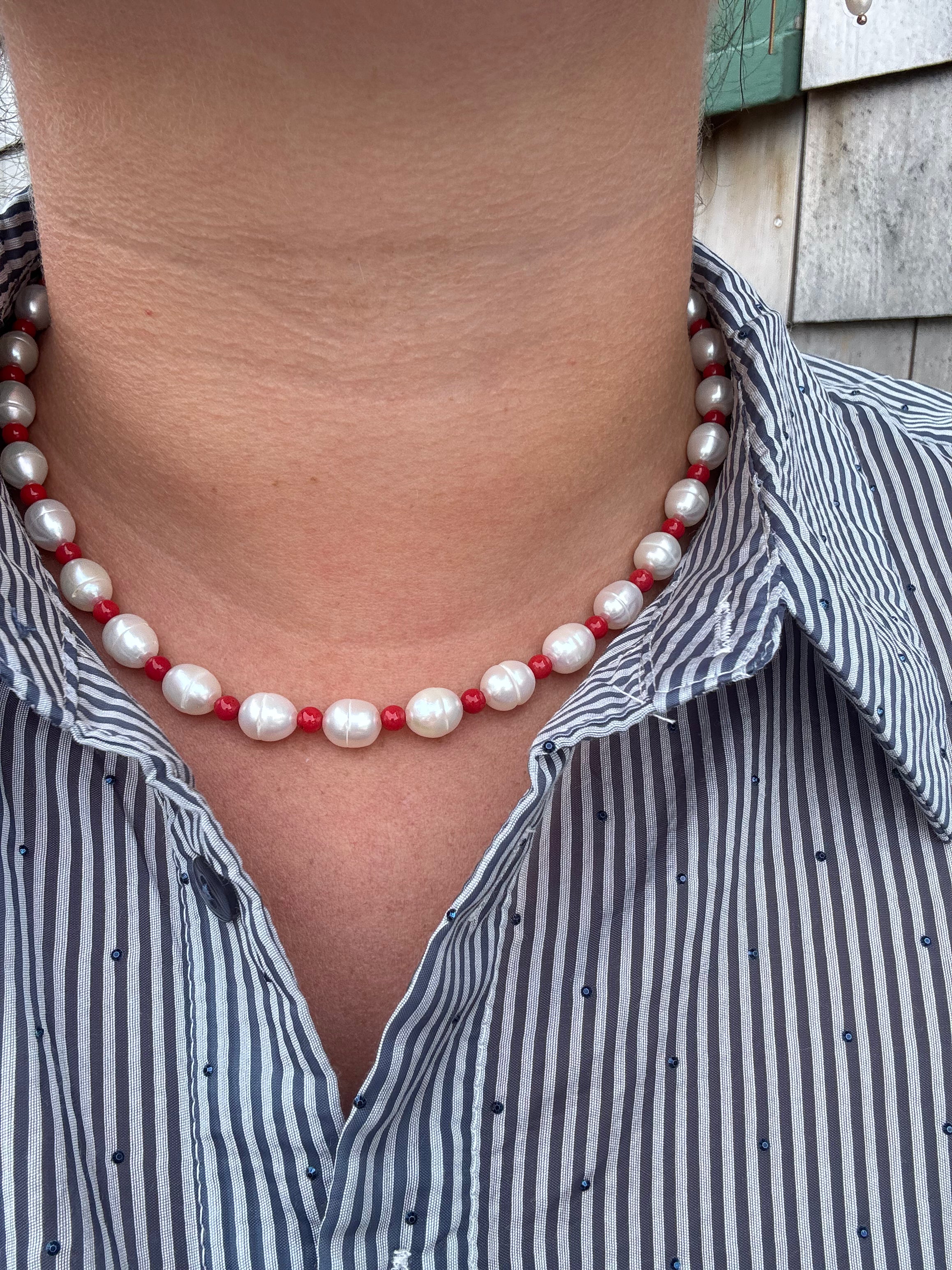 Fresh Water Pearl Beaded Necklace