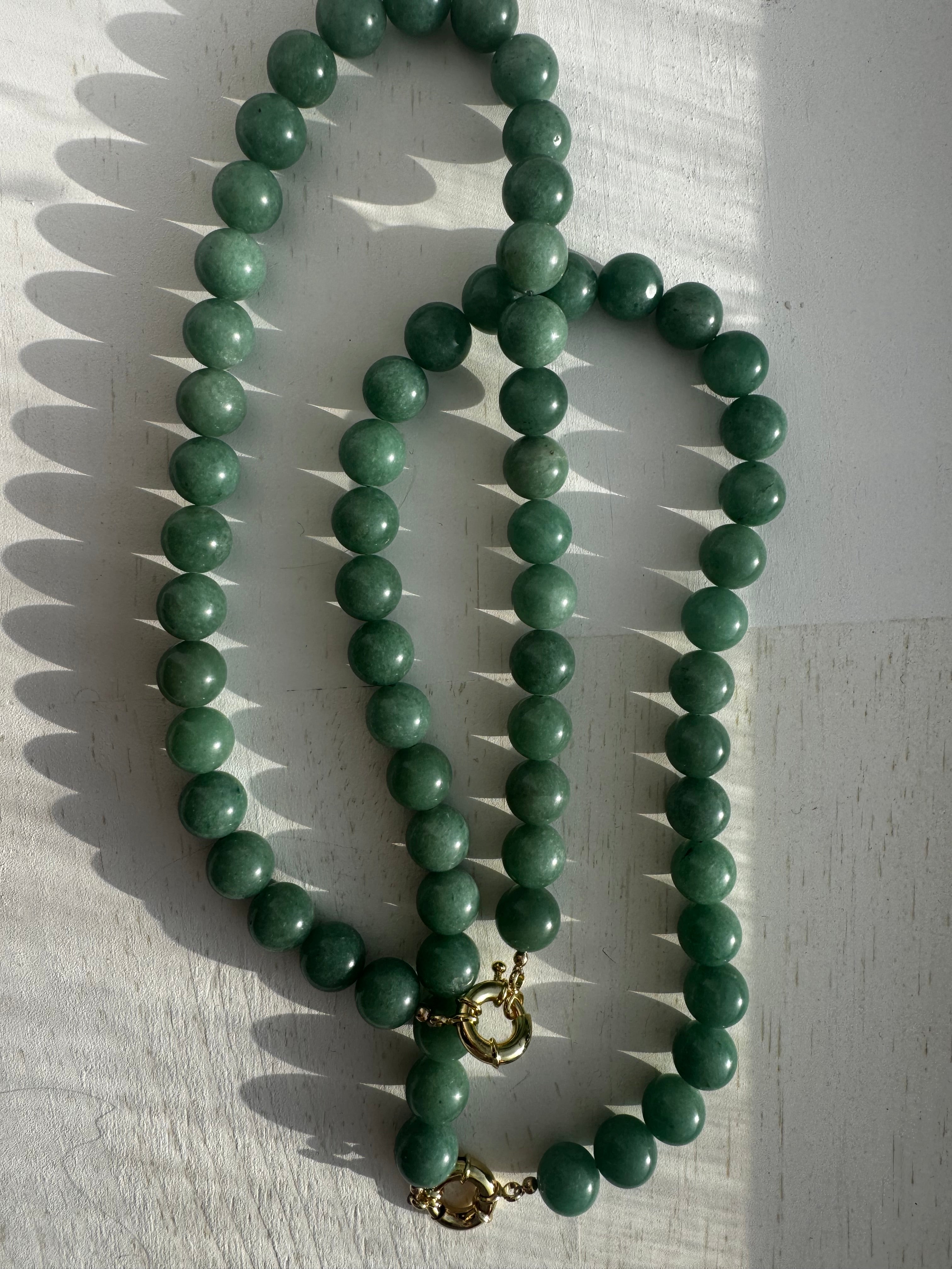 Aventurine Beaded Necklace