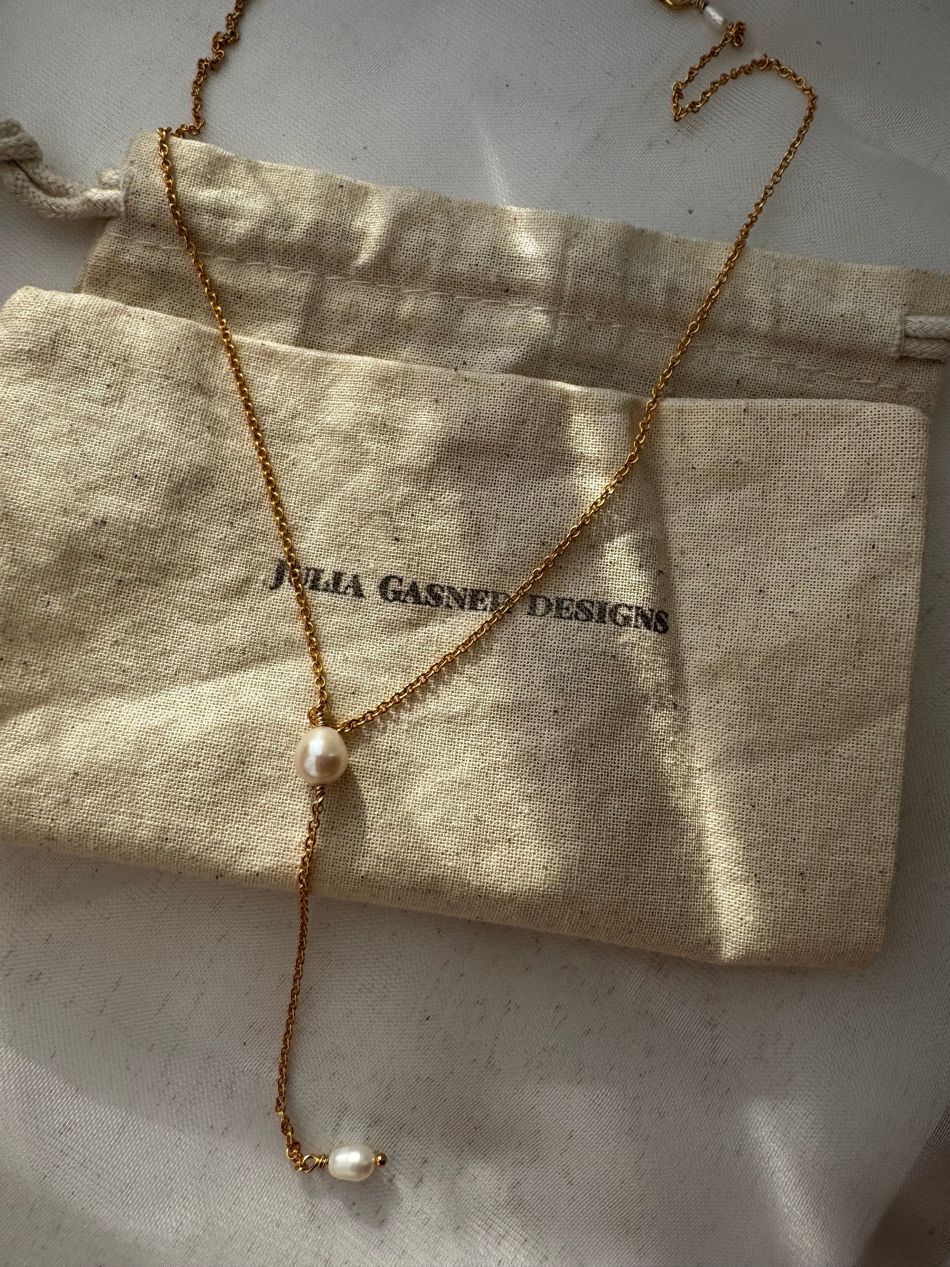 Heirloom Drop Lariat Necklace