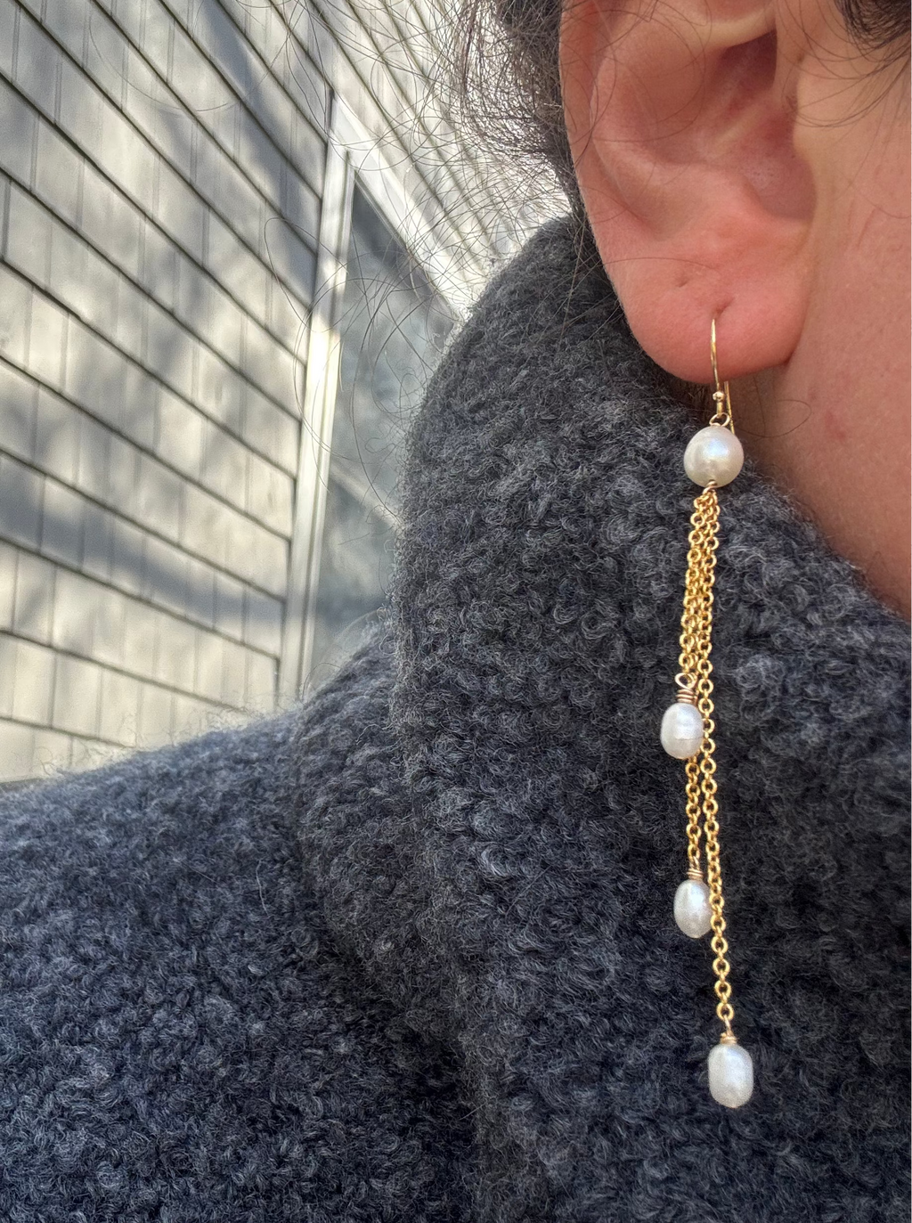 Pearl Dangle Earrings