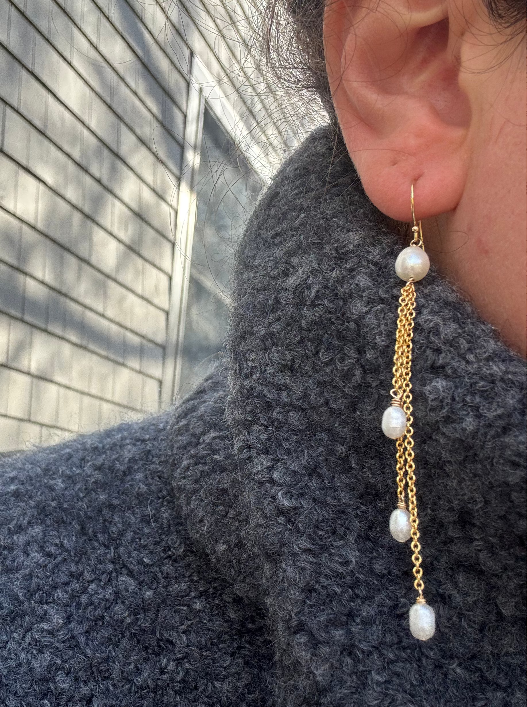 Pearl Dangle Earrings